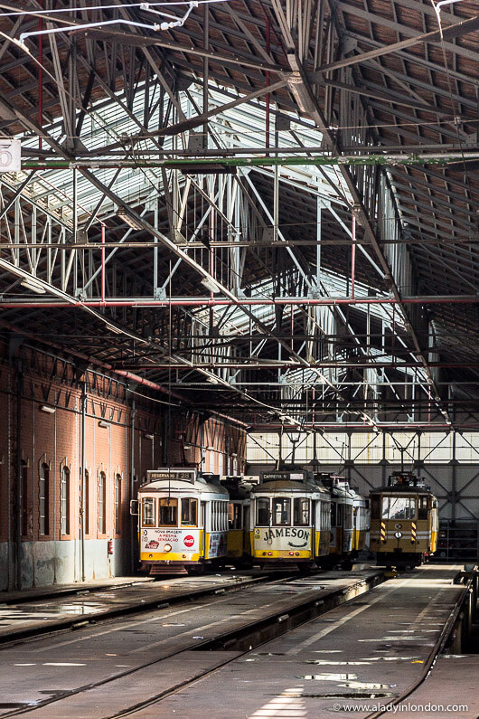 Tram Depot in Lisbon