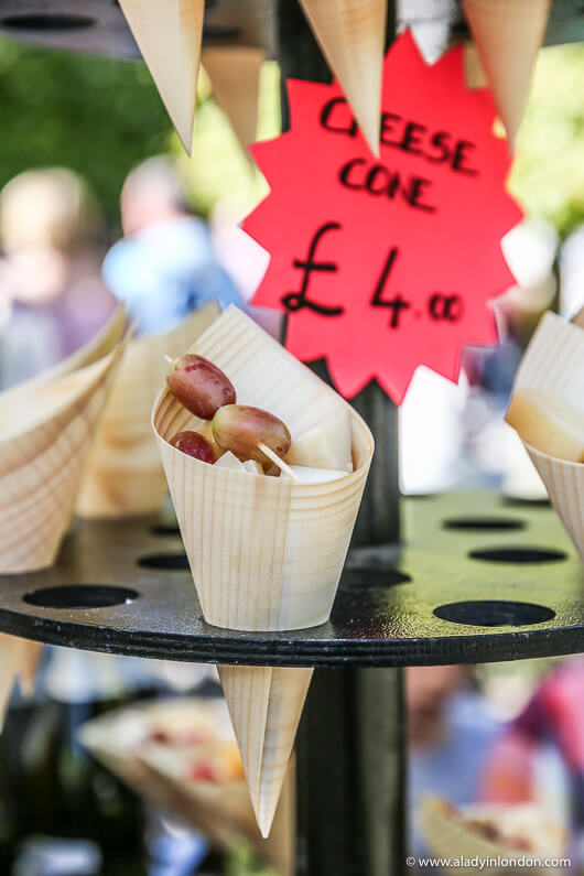 Grapes at the Abergavenny Food Festival