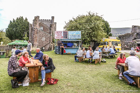 Abergavenny Food Festival Picnic Tables