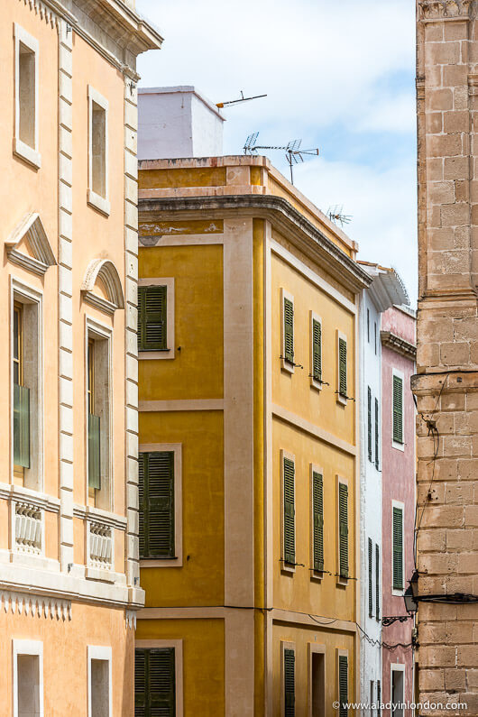 Street in Ciutadella, Menorca