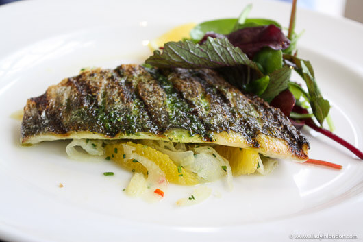 Bream at South Sands Hotel in Salcombe