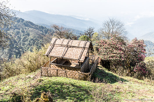 Hut in Dobate, Nepal