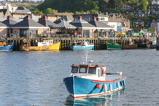 Boat in Oban, Scotland