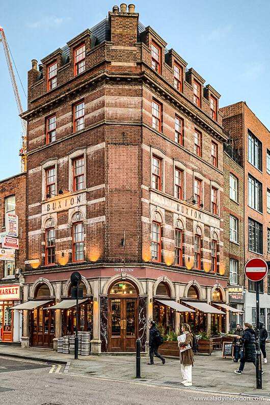 Pub in Spitalfields, East London