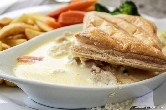 Lunch at a Pub in Surrey, England