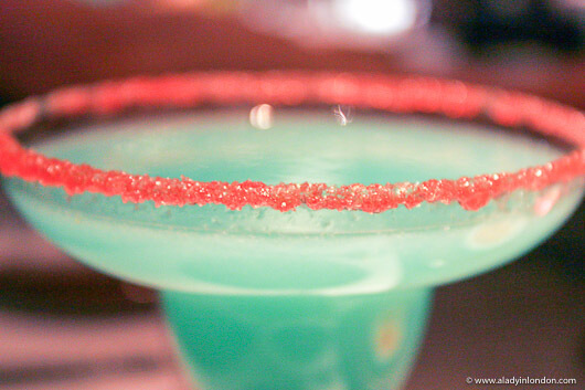 Cocktail at Patara Restaurant in Soho, London