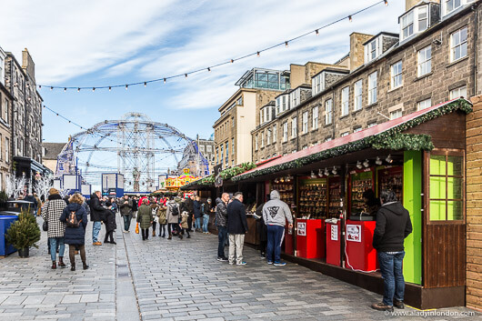 Edinburgh Christmas Market on George Street