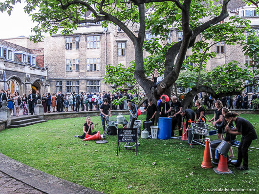 Queue for Emmanuel College June Event in Cambridge