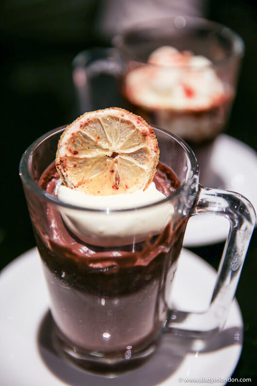 Dessert at Enoteca Rabezzana in London