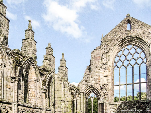 Ruins of the Abbey of Holyrood Palace