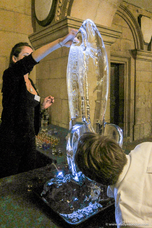Ice Luge at an Emmanuel College June Event