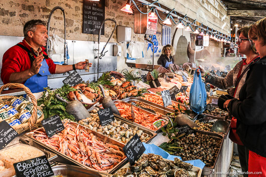 Market on the Ile de Re, France