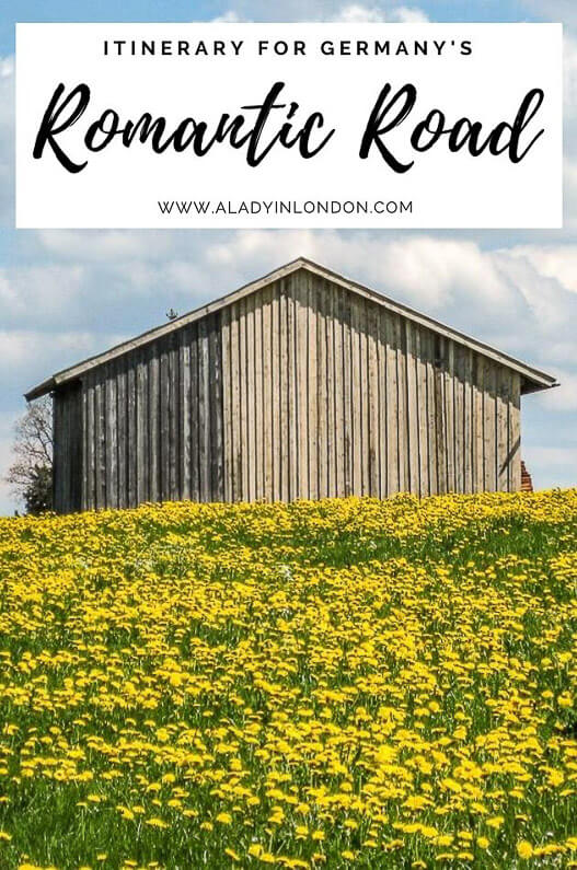 Itinerary for the Romantic Road