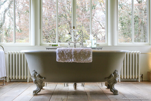 Bathtub at Lime Wood Hotel