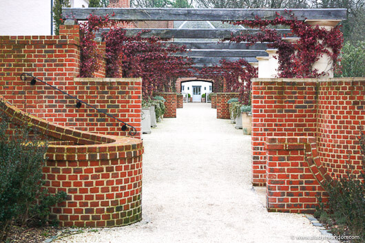Path at Lime Wood Hotel in the New Forest