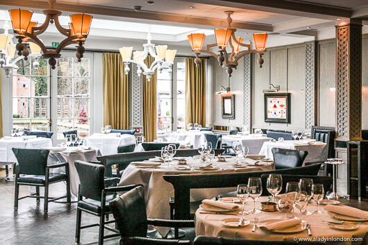 Restaurant at Lime Wood Hotel
