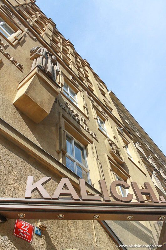 Prague Building on Jungmannova Ulice