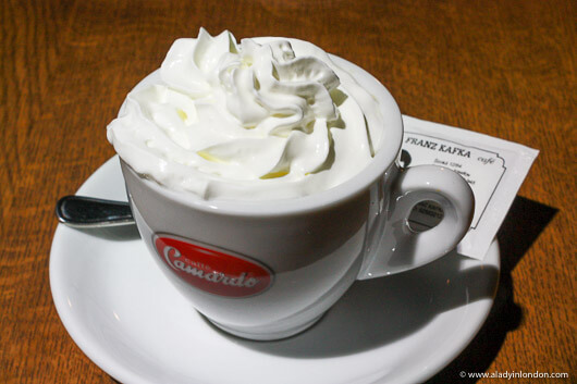Coffee at a Cafe in Prague