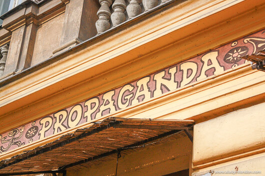 Propaganda Bar in Prague