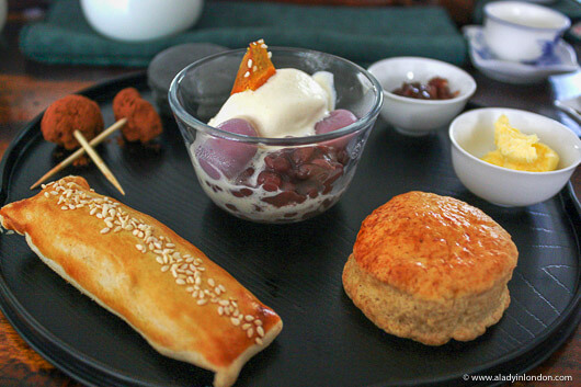 Pastries at Teanamu Teahouse in London
