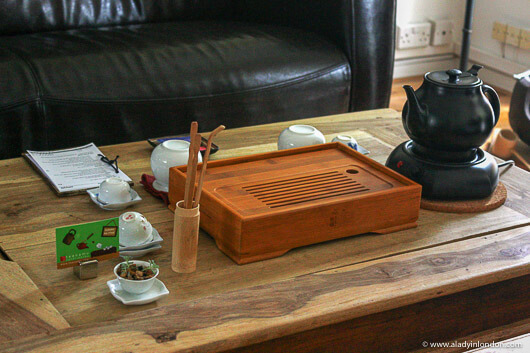 Tea Table at Teanamu Teahouse in London