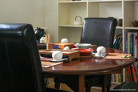 Table at Teanamu Teahouse