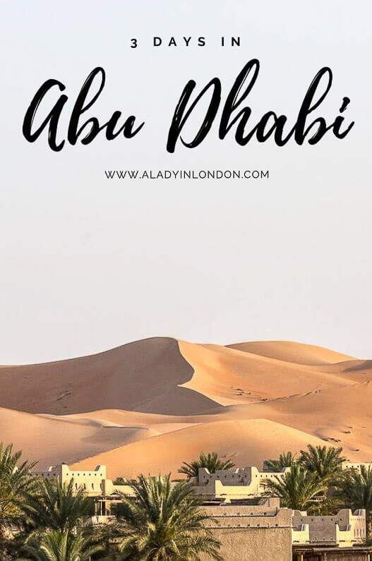 3 Days in Abu Dhabi