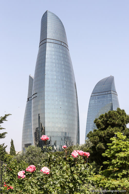 Flame Towers in Baku
