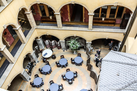 Restaurant at Cour des Loges Hotel in Lyon