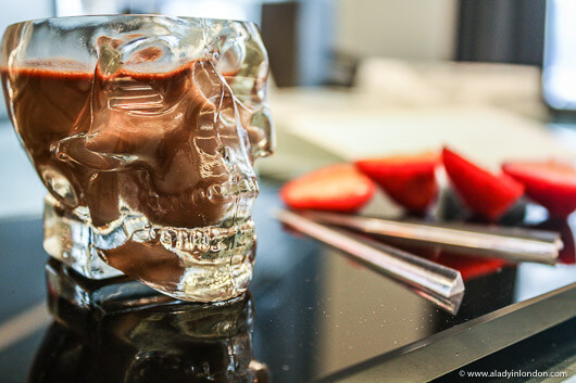 Chocolate Filled Skull in London