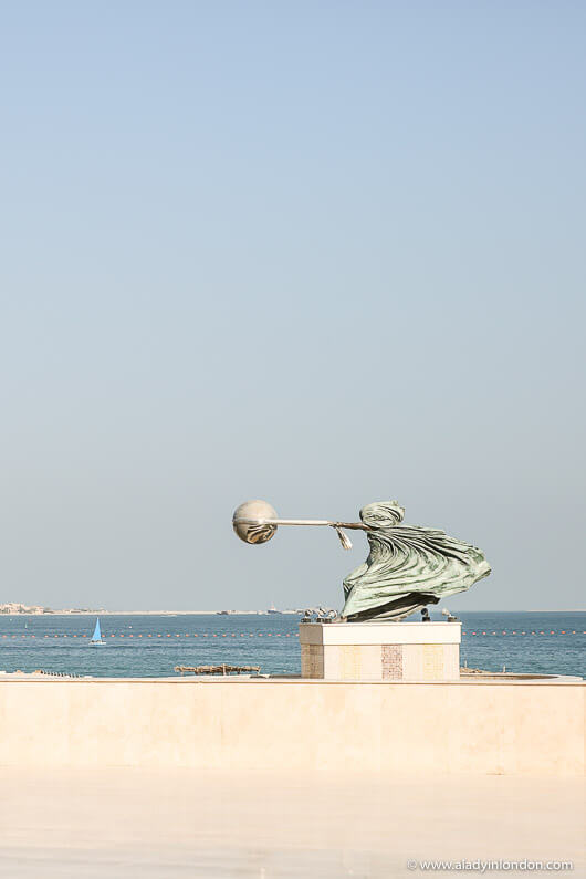 Sculpture in Doha, Qatar