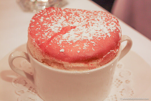 Souffle at La Mere Brazier Restaurant in Lyon