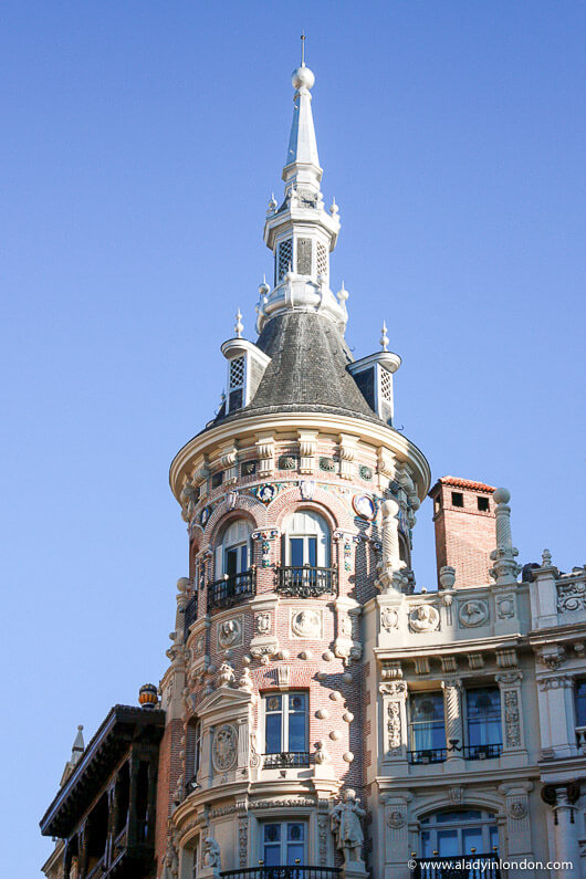 Building in Madrid, Spain