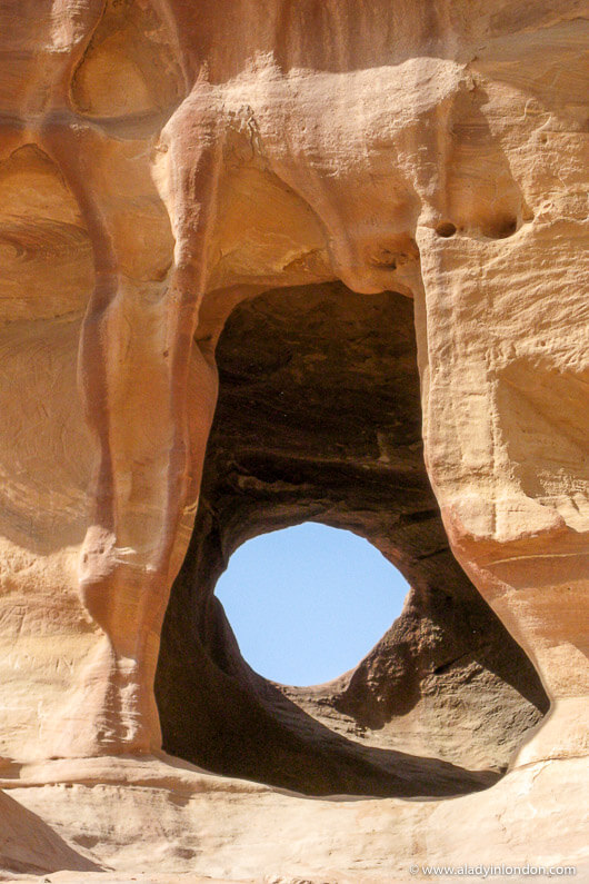Rock in Petra, Jordan