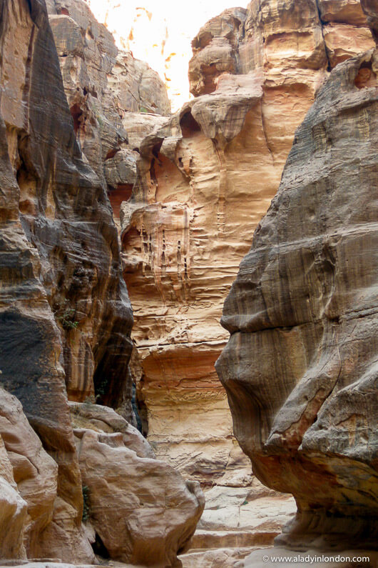 Siq in Petra, Jordan