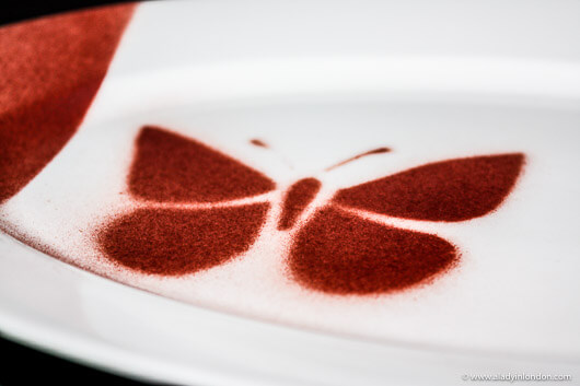 Plate at Le Meridien Piccadilly hotel in London