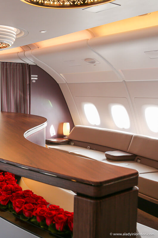 Qatar Airways A380 Lounge Bar