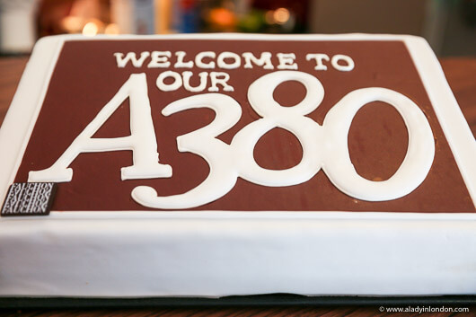 Qatar Airways A380 Inaugural Flight Cake