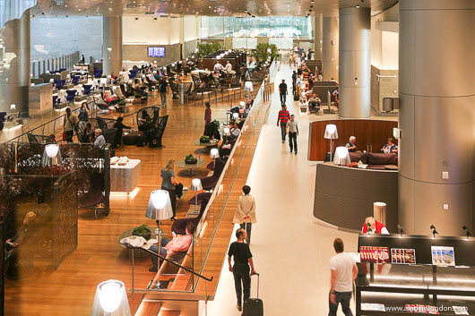 Qatar Airways Lounge at Doha Airport