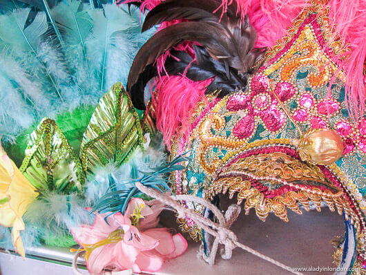 Carnival costumes in Rio de Janeiro, Brazil