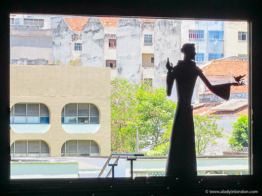 Statue of Saint Francis in the cathedral in Rio de Janeiro