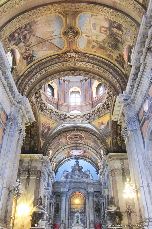 Candelaria church in Rio de Janeiro, Brazil