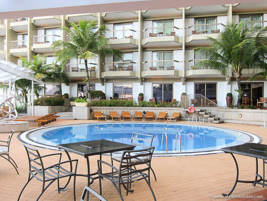 Pool at the Sofitel hotel in Rio de Janeiro