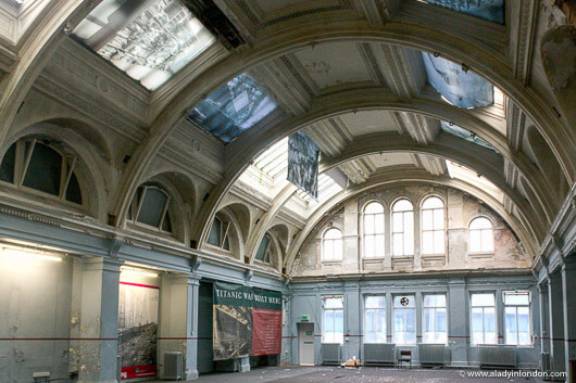 Drawing room where the Titanic was designed in Belfast, Northern Ireland