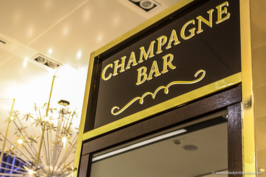Champagne Bar at the Westfield Stratford City in London
