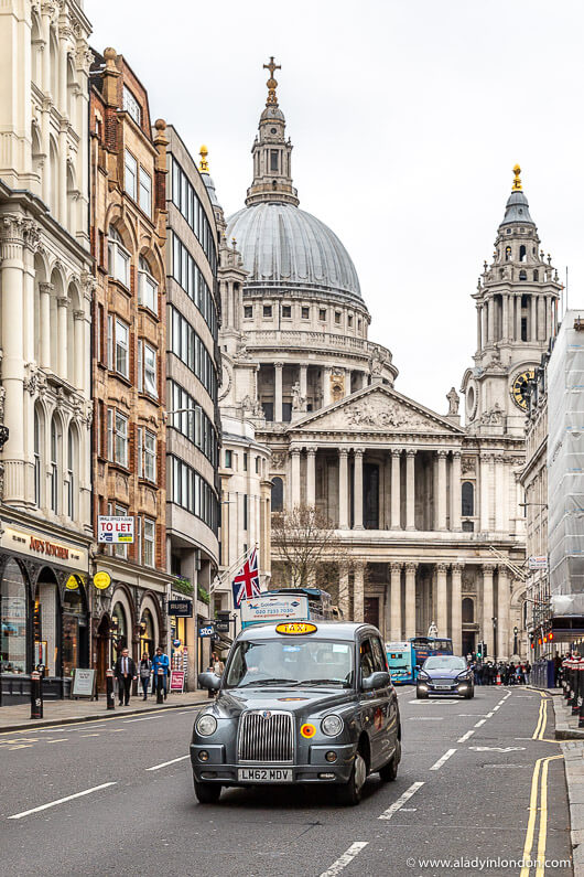 Taxi in the City of London