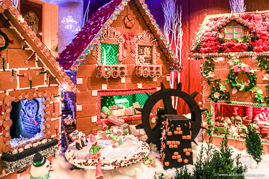 Gingerbread Houses in the Palace Hotel in San Francisco