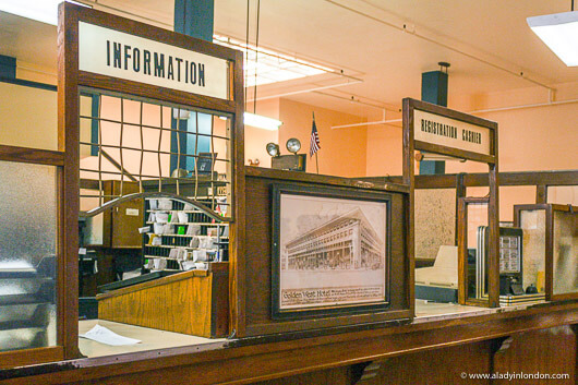 Lobby of the Golden West Hotel, San Diego