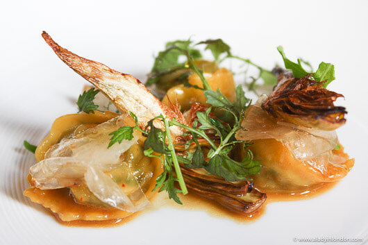 Artichoke at Helene Darroze at the Connaught in London