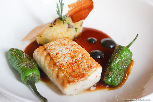 Hake at Helene Darroze at the Connaught in London